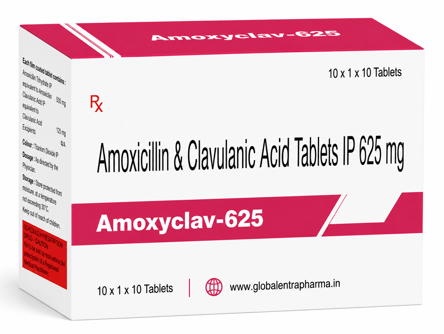 Amoxicillin & Clavulanic Acid Tablets 625 mg Manufacturer & Exporter from India